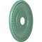 Ekena Millwork Berkshire PVC Medallion (Canopies up to 8 3/8"), 19"OD x 3 1/2"ID x 1"P, Metallic Sea Mist CMP19BEFSM - alternate 4